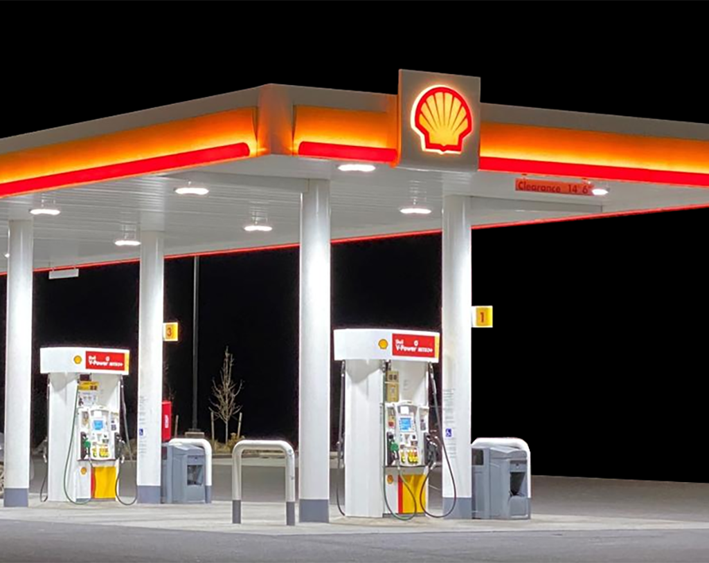 Gas Station Canopy LED Lighting