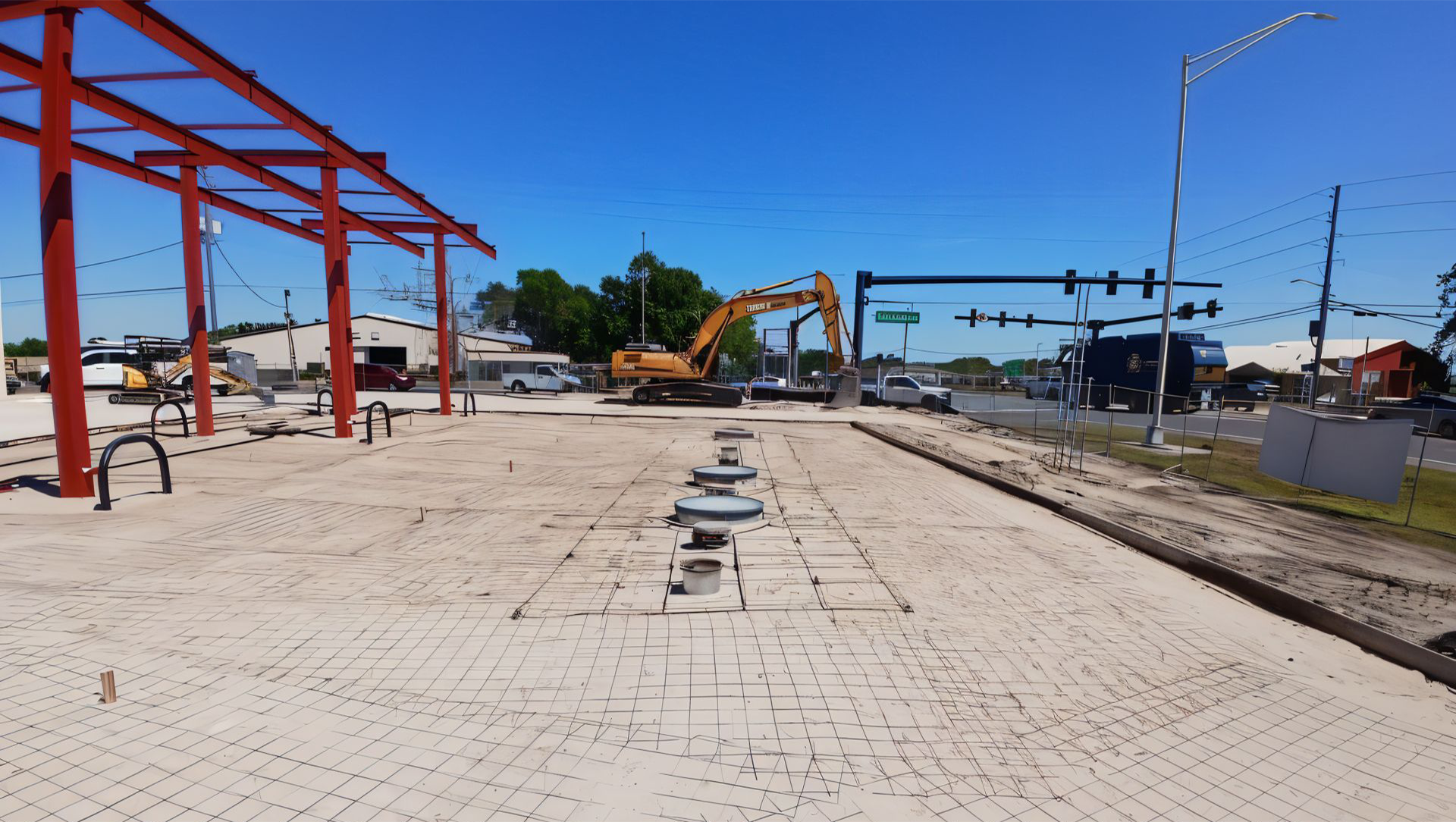 Residential Gas Station Construction